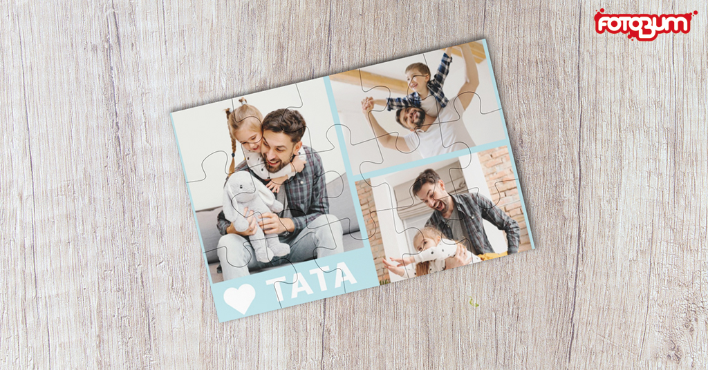 Puzzle personalizowane z własnym zdjęciem na prezent na Dzień Ojca