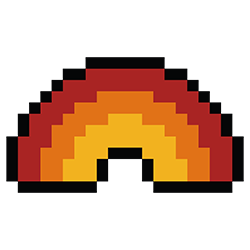 Tęcza pixel